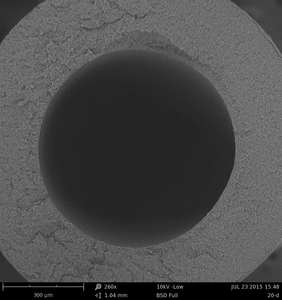 Fibras de membrana de microfiltración de bebidas de separación de PVDF