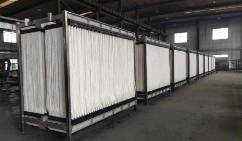 Casetes MBR con fibras huecas MF/UF PVDF